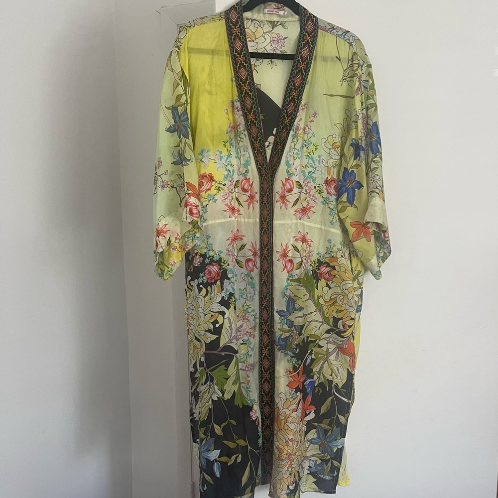 Johnny Was Kimono Yellow